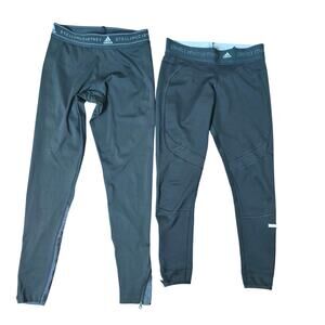 Adidas Stella McCartney Black Running Leggings Bundle - XS